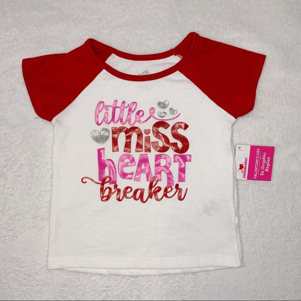 NWT Valentine’s Day Baby Girl Shirt